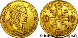 LOUIS XIII LE JUSTE Demi-louis d or aux huit L (effigie de Jean Warin) 1641 Paris SUP/SPL