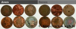 LOUIS XVI Demi-sol dit “à l écu”, lot de 6 ex. n.d. Ateliers divers