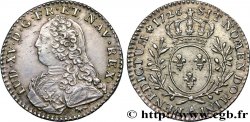 LOUIS XV  THE WELL-BELOVED  Dixième d’écu aux branches d’olivier, buste habillé 1726 Paris