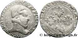 HENRI III Demi-franc au col plat 1578 La Rochelle