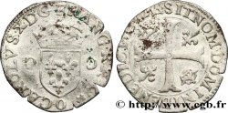 CHARLES X, CARDINAL OF BOURBON Douzain aux deux C, 2e type 1592 Riom