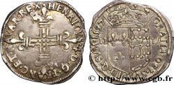 HENRY IV Quart d écu de Navarre 1597 Saint-Palais