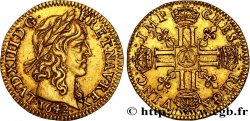 LOUIS XIII LE JUSTE Demi-louis d or aux huit L (effigie de Jean Warin) 1642 Paris, Monnaie du Louvre SUP/TTB+