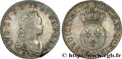 LOUIS XV DIT LE BIEN AIMÉ Demi-écu dit vertugadin 1716 Caen
