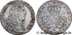 LOUIS XIV THE SUN KING Quart d écu aux trois couronnes 1711 Lyon