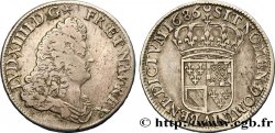 LOUIS XIV LE GRAND OU LE ROI SOLEIL Demi-écu de Flandre 1686 Paris