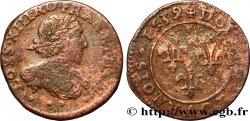 LOUIS XIII Double tournois 1639 Vallée du Rhône