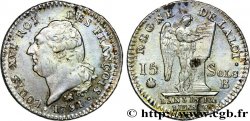LOUIS XVI 15 sols dit au génie , type FRANÇOIS 1791 Rouen