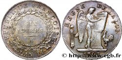 NATIONALKONVENT Six livres dit au génie 1793 Paris
