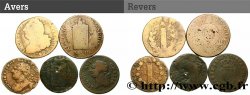 LOTES Lot de cinq monnaies de la Révolution française n.d. s.l.
