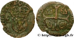 LOUIS XIII LE JUSTE Douzain, à la croix cantonnée de quatre couronnes (émission protestante) n.d. s.l.