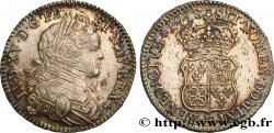 LOUIS XV  THE WELL-BELOVED  Écu de Navarre 1718 Tours fVZ