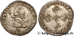 HENRI IV LE GRAND Demi-franc, type de Villeneuve au lis 1603 Saint-André de Villeneuve-lès-Avignon