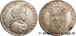 LOUIS XIV THE SUN KING Quart d’écu à la mèche courte 1644 Paris, Monnaie de Matignon