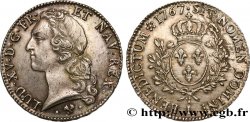 LOUIS XV DIT LE BIEN AIMÉ Écu aux branches d’olivier, tête ceinte d’un bandeau 1767 Bayonne SUP