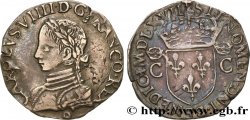 CHARLES IX Demi-teston, 2e type 1567 (MDLXVII) Rennes