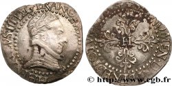 HENRI III Demi-franc au col plat n.d. La Rochelle