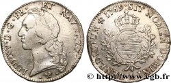 LOUIS XV DIT LE BIEN AIMÉ Écu aux branches d’olivier, tête ceinte d’un bandeau 1769 Bayonne