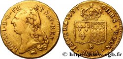 LOUIS XVI Double louis d’or aux écus accolés 1791 Rouen