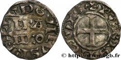 LOUIS VII THE YOUNG Denier, 2e type n.d. Paris