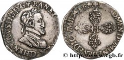 HENRI IV LE GRAND Demi-franc, type de Lyon 1594 Lyon