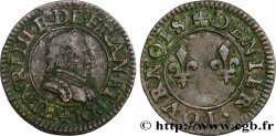 HENRI III Denier tournois, 1er type de Paris n.d. Paris, Moulin des Étuves