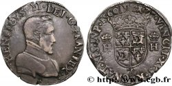 FRANCIS II. COINAGE AT THE NAME OF HENRY II Teston du Dauphiné à la tête nue 1560 Grenoble