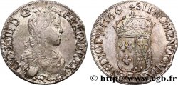 LOUIS XIV THE SUN KING Écu de Navarre à la mèche longue 1660 Saint-Palais