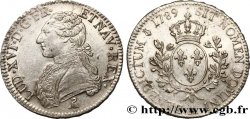 LOUIS XVI Écu aux branches d olivier 1789 Paris TTB+