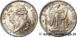 LOUIS XVI (MONARQUE CONSTITUTIONNEL)  Écu dit  au génie , type FRANÇOIS 1792 Paris SUP