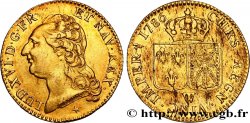 LOUIS XVI Louis d or aux écus accolés 1786 Lille
