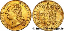 LOUIS XVI Louis d or dit aux écus accolés 1786 Lille
