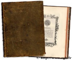 LIVRES - BIBLIOPHILIE NUMISMATIQUE Godonnesche (Nicolas) “Médailles du règne de Louis XV”. S.l.n.d. (c. 1736) n.d. 