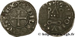 PHILIP III THE BOLD AND PHILIP IV THE FAIR Denier tournois à l O rond n.d. s.l.