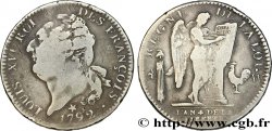LOUIS XVI (MONARQUE CONSTITUTIONNEL)  Écu dit  au génie  1792 Lille TB
