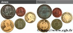 LOTS Lot de cinq monnaies de la Révolution française n.d. s.l.