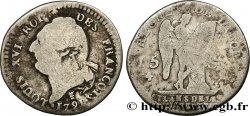 LOUIS XVI (MONARQUE CONSTITUTIONNEL) 15 sols dit au génie , type FRANCOIS 1791 Limoges