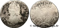 LOUIS XV DIT LE BIEN AIMÉ Demi-écu aux branches d olivier, buste habillé 1729 Bordeaux