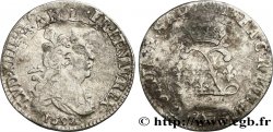 LOUIS XIV LE GRAND OU LE ROI SOLEIL Quatre sols aux deux L 1692 Riom