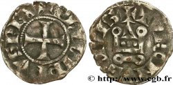 PHILIPP III THE BOLD AND PHILIPP IV THE FAIR Denier tournois à l O rond n.d. s.l.