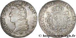 LOUIS XV DIT LE BIEN AIMÉ Écu aux branches d’olivier, buste lauré 1773 Bayonne TTB