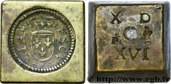 LOUIS XIV LE GRAND OU LE ROI SOLEIL Poids monétaire pour le demi-écu d’argent n.d.  TB+