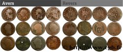 LOUIS XVI Sols dits à l écu , lot de 12 ex. n.d. Ateliers divers