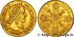 LOUIS XIII LE JUSTE Louis d or aux huit L (effigie de Jean Warin) 1643 Lyon