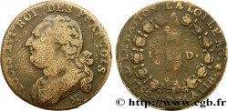 LOUIS XVI (MONARQUE CONSTITUTIONNEL) 12 deniers dit au faisceau , type FRANCOIS 1792 Toulouse