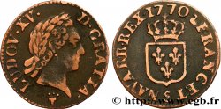 LOUIS XV DIT LE BIEN AIMÉ Liard dit “à la vieille tête” 1770 Reims