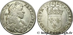 LOUIS XIV THE SUN KING Quart d écu au buste juvénile, 2e type 1666 Paris