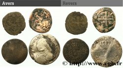 LOTES Lot de 4 monnaies royales n.d. s.l.