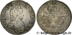 LOUIS XV DIT LE BIEN AIMÉ Écu aux trois couronnes 1715 Lille
