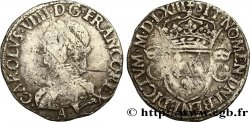 CHARLES IX Teston, 2e type 1563 (MDLXIII) Paris